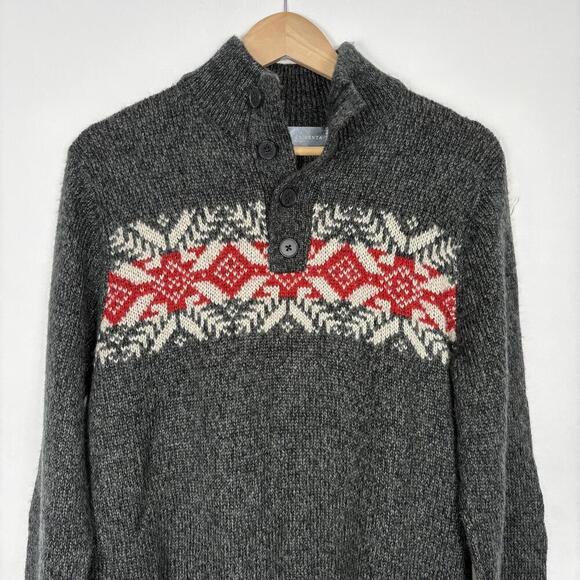 Oscar De La Renta Pullover Fairisle Knit Sweater Size: Small - Picture 4 of 7